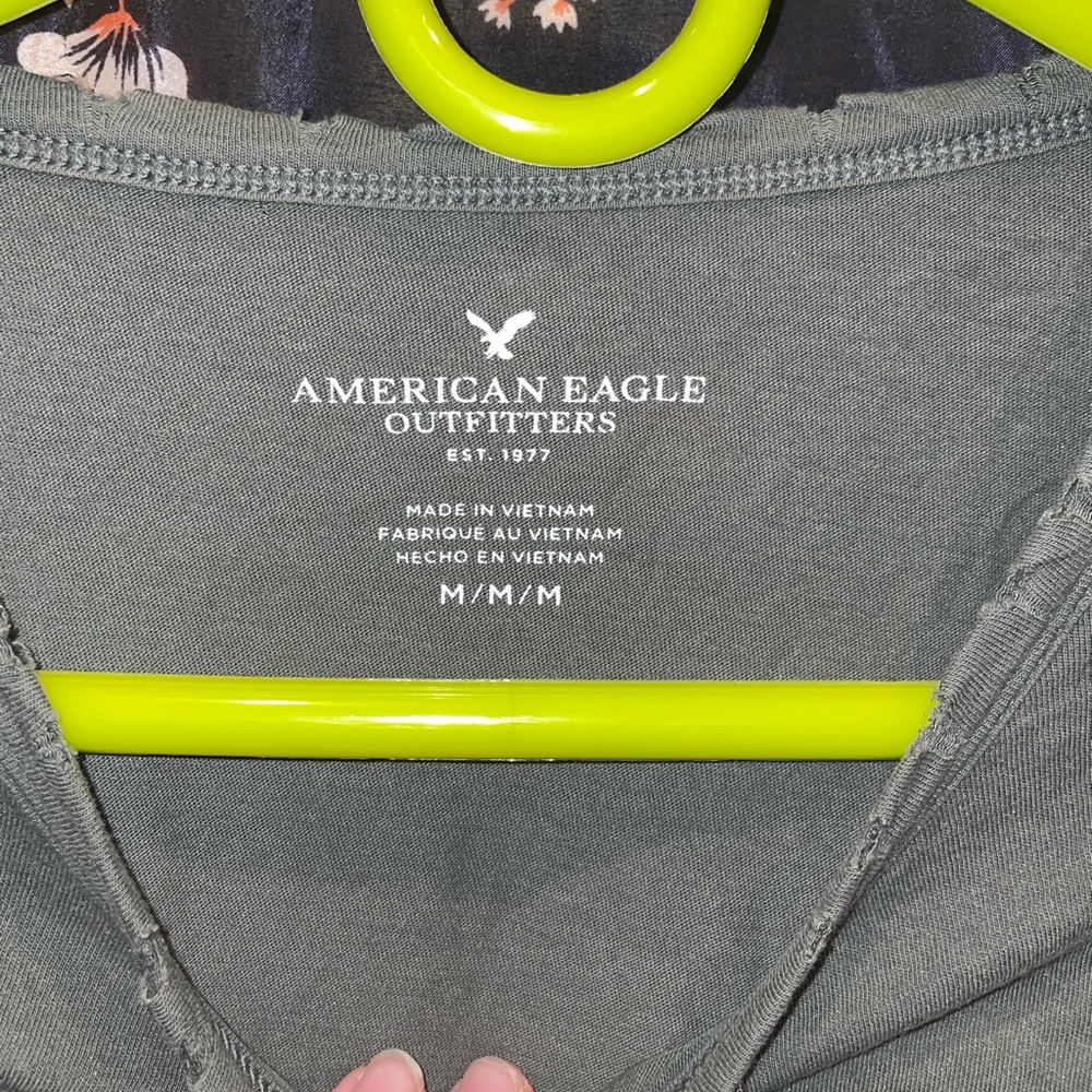 American Eagle Outfitters Green Women's Top - Picture 2 of 3